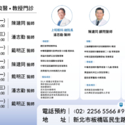 板橋上明眼科-顧問醫師